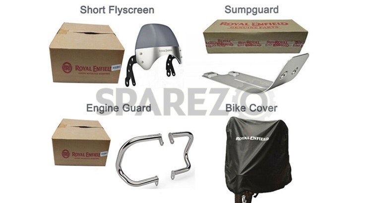 Royal Enfield Interceptor 650 Accessories Accessory Combo Pack 4 Pcs - SPAREZO